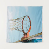 Basketball-Design Wandteppich (Vorderseite (Horizontal))