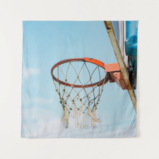 Basketball-Design Wandteppich (Vorderseite)
