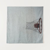 Basketball-Design Wandteppich (Vorderseite (Horizontal))