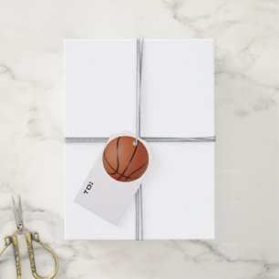 Basketball-Designgeschenk-Tag Geschenkanhänger
