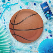 Basketball-Designpapier-Party-Platte Pappteller (Party)