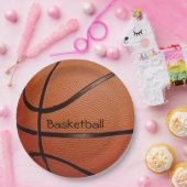 Basketball-Designpapier-Teller Pappteller (Party)