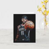 Basketball-Designs Karte (Gelbe Blume)