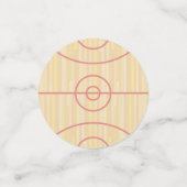 Basketball-Designtisch Confetti Konfetti (Klein Vorderseite)
