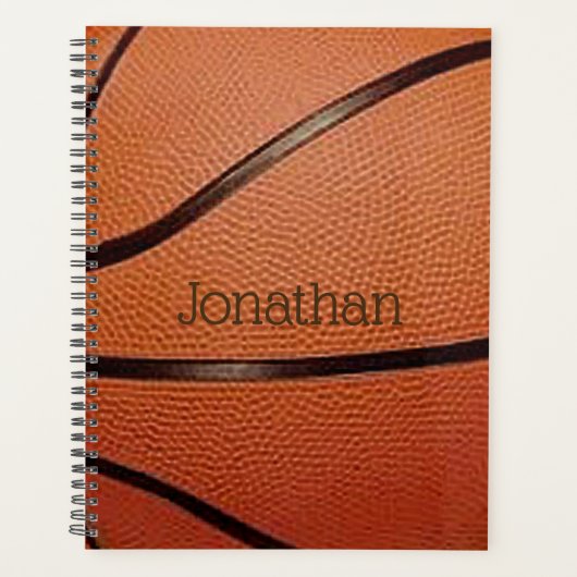 Basketball-Designwoche/Monatsplaner Planer (Vorderseite)