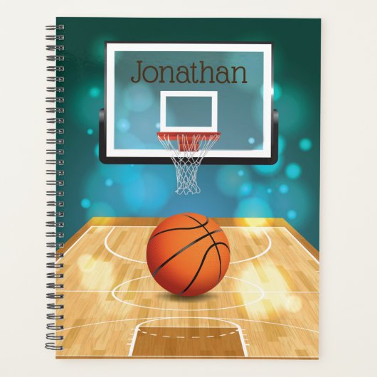 Basketball-Designwoche/Monatsplaner Planer (Vorderseite)