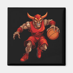 Basketball Devil Magnet