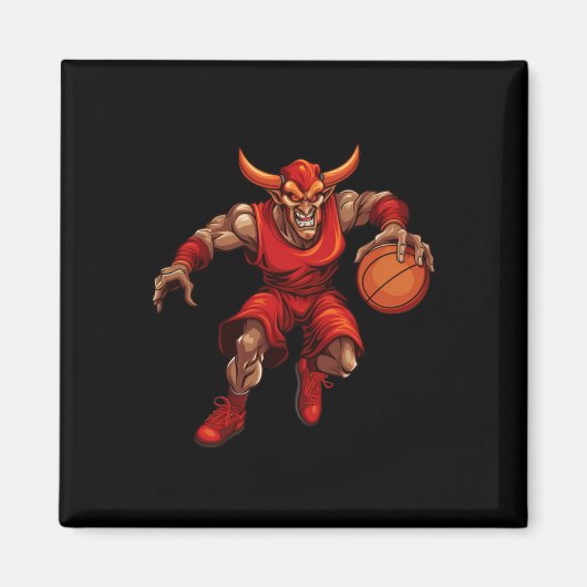 Basketball Devil Magnet (Vorne)