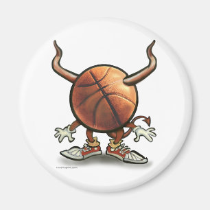 Basketball Devil Magnet