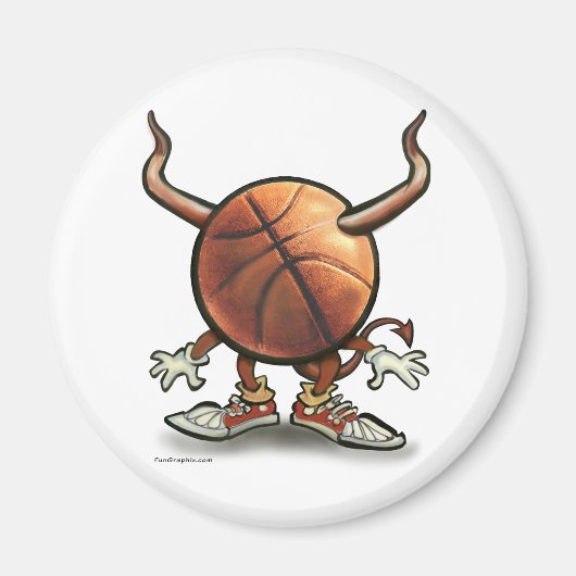 Basketball Devil Magnet (Vorne)