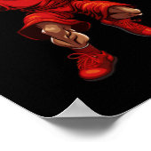 Basketball Devil Poster (Ecke)