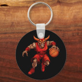 Basketball Devil Schlüsselanhänger (Vorderseite)