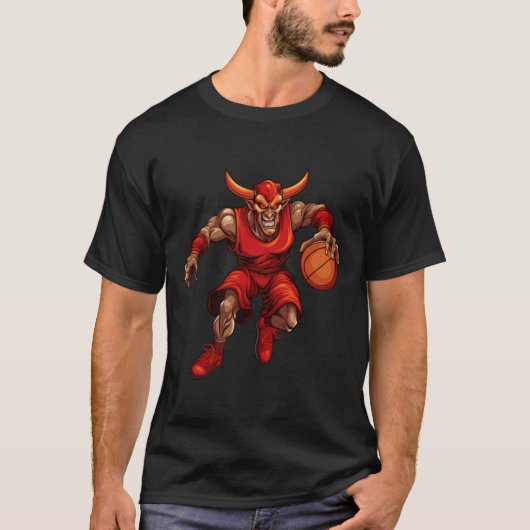 Basketball Devil T-Shirt (Vorderseite)