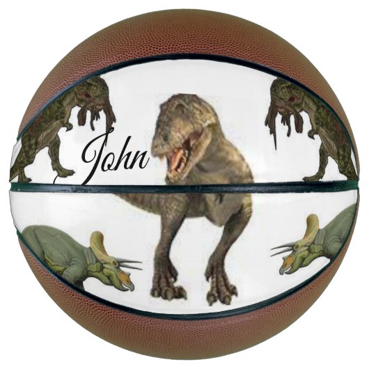 Basketball Dinosaurier (Vorderseite)