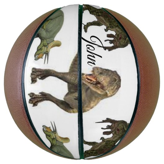Basketball Dinosaurier (Vertikal)