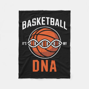 Basketball DNA - Pion läuft in meinem Blut Fleecedecke