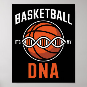 Basketball DNA - Pion läuft in meinem Blut Poster