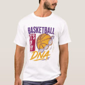Basketball-DNA T-Shirt (Vorderseite)