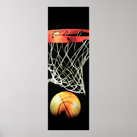 Basketball Doster Einzigartiges modernes Sportarma Poster (Vorne)