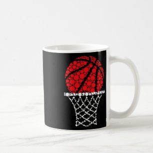 Basketball Dots Happy Dot Day für Kinder Mann Frau Kaffeetasse