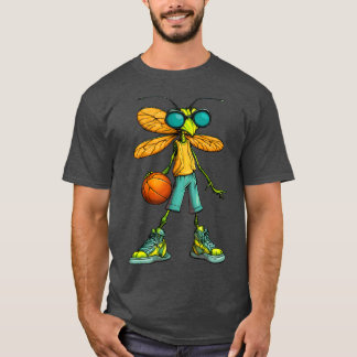 Basketball-Drachenfliege T-Shirt