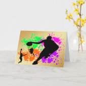 Basketball Dreams Karte (Gelbe Blume)