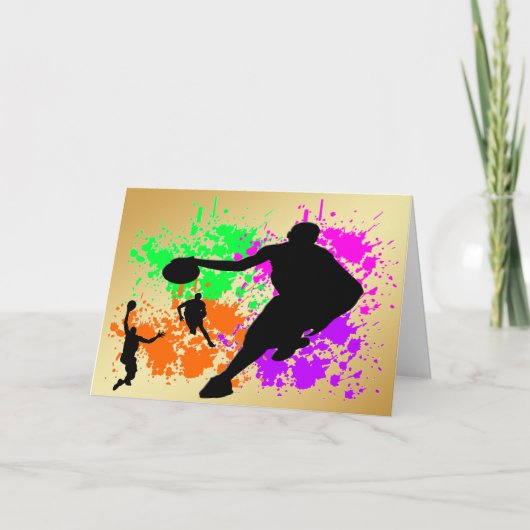 Basketball Dreams Karte (Vorderseite)