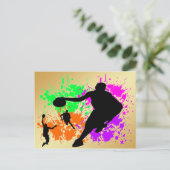 Basketball Dreams Postkarte (Stehend Vorderseite)