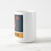 Basketball Drei-Punkte-Uhr bei Null Kaffeetasse (Mittel)