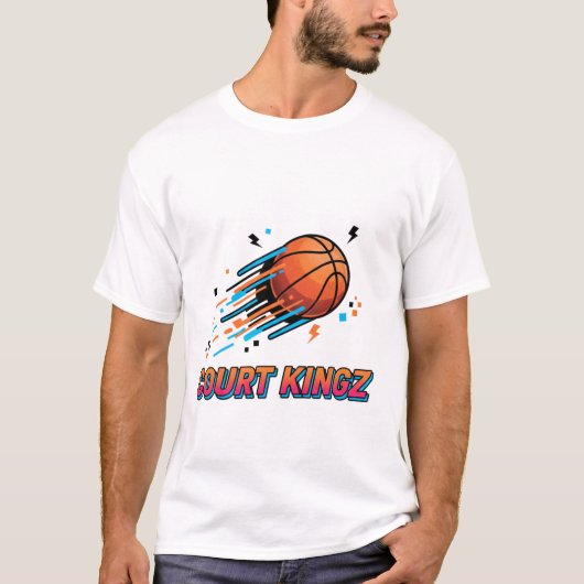 Basketball Drip Basketball Graphics T-Shirt (Vorderseite)