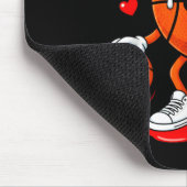 Basketball-Drip-Eiscreme-Sonnenbrille-Jungen-Kinde Mousepad (Ecke)