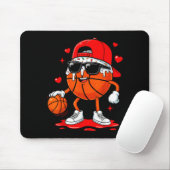 Basketball-Drip-Eiscreme-Sonnenbrille-Jungen-Kinde Mousepad (Mit Mouse)