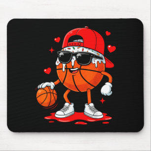 Basketball-Drip-Eiscreme-Sonnenbrille-Jungen-Kinde Mousepad