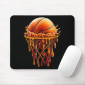 Basketball Drip Graphic, Basketball Funny Bruh Gif Mousepad (Mit Mouse)