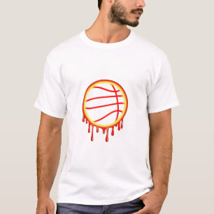 Basketball-Drip-Neon-Basketball-Grafiken T-Shirt