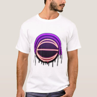 Basketball-Drip-Neon-Basketball-Grafiken T-Shirt