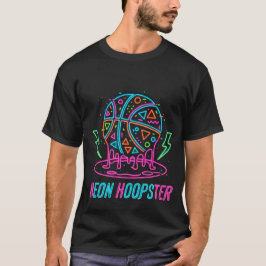 Basketball Drip Neon Basketball Graphics T-Shirt