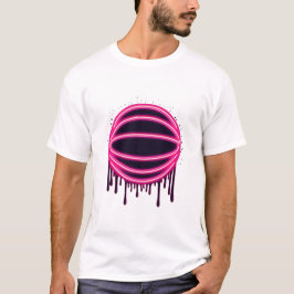 Basketball Drip Neon Basketball Graphics T-Shirt