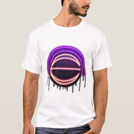 Basketball Drip Neon Basketball Graphics T-Shirt