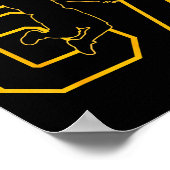 Basketball Drip Number 67 Basketball Player Poster (Ecke)