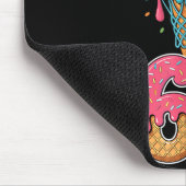 Basketball Drip Number 67 Player 67th Birthday Ice Mousepad (Ecke)