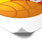 Basketball-Duck Poster (Ecke)