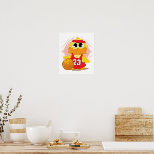Basketball-Duck Poster (Küche)