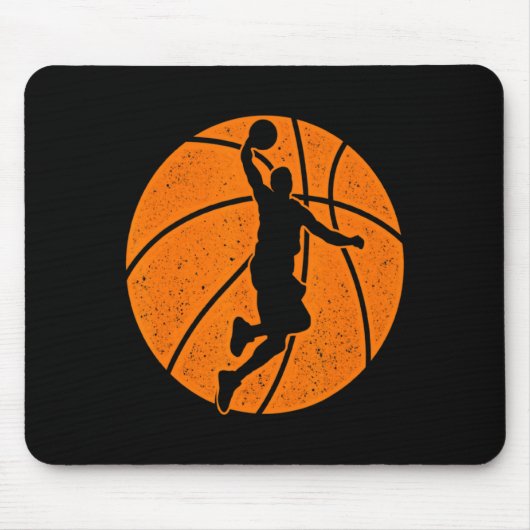 Basketball-Dunk-Ball-Shooting-Srts-Spiel-Trainer Mousepad (Vorne)