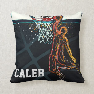 Basketball Dunk Jump Shot Modernes Urban Cool Kissen