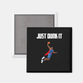 Basketball Dunking Magnet (Vorderseite/Rückseite)