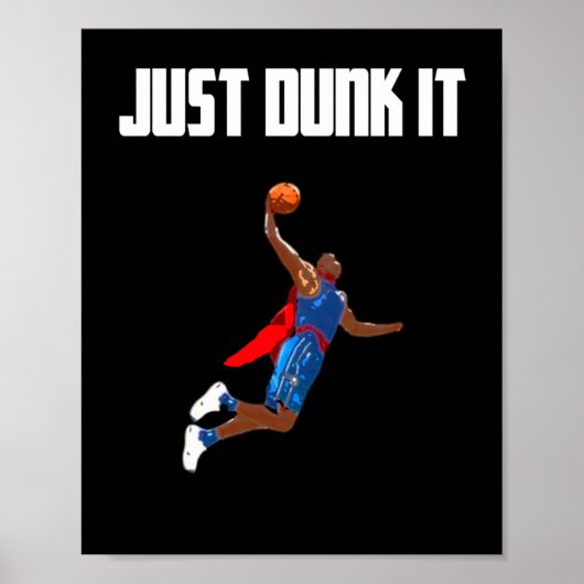 Basketball Dunking Poster (Vorne)