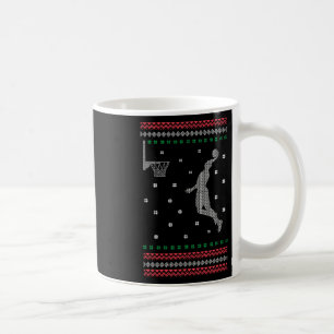 Basketball Dunking Weihnachten Cooler Sport Ugly X Kaffeetasse
