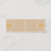 Basketball - dünn mini visitenkarte (Rückseite)