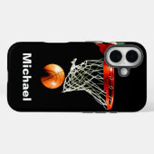 Basketball durch Ihren Namen ersetzen Case-Mate iPhone Hülle (Rückseite (Horizontal))